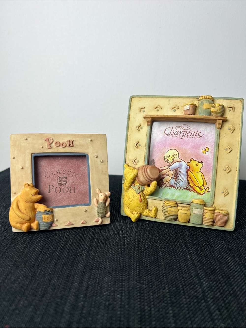 Set of Charpente Classic Pooh Decorative Photo Frames - Honey Pot - Piglet